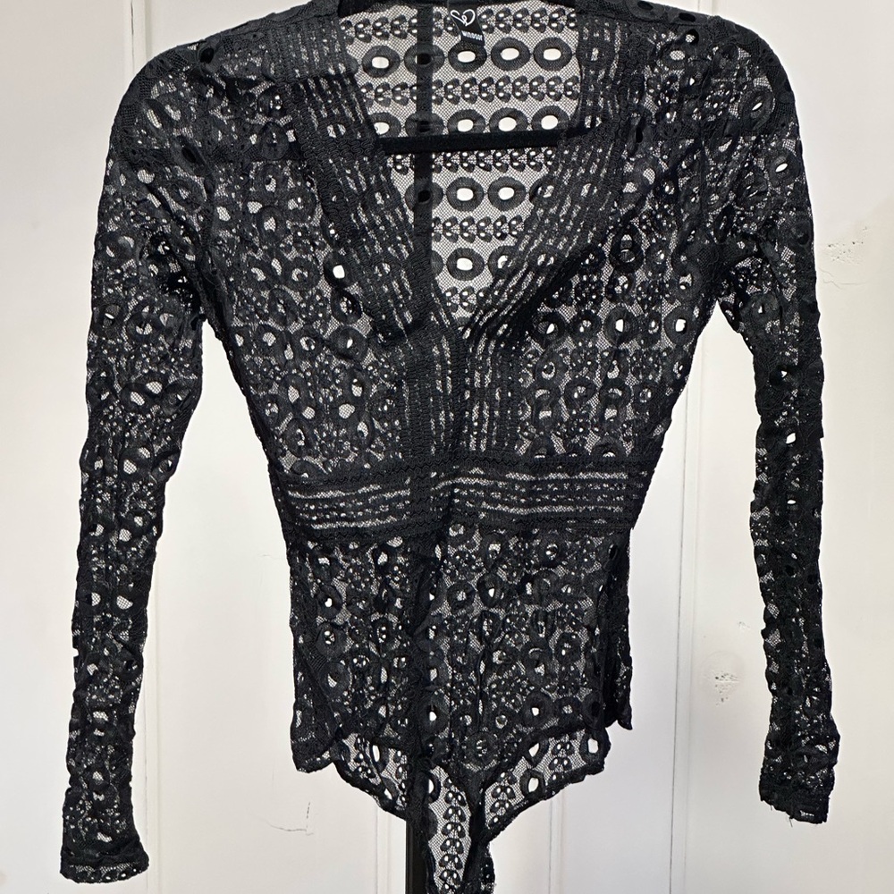 Windsor Black Lace Bodysuit